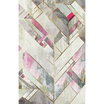 "Blush Deco II" Fine Art Giant Canvas Print, 48"x72"