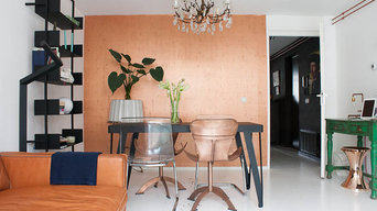 My Houzz: Warm tones of copper soften a robust city apartment