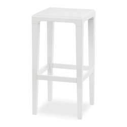 White Rioja Kitchen Stool by Lounge Design Group for TON - Bar Stools And Counter Stools