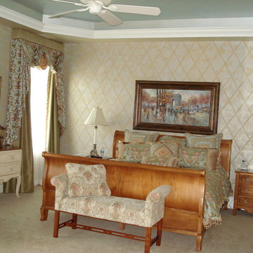 French Master Bedroom: AFTER Painted Asian, French Country Style