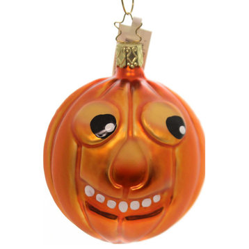 Jolly Jack - 3.25 Inch, Glass - Ornament Halloween Pumpkin Jol 10225S018