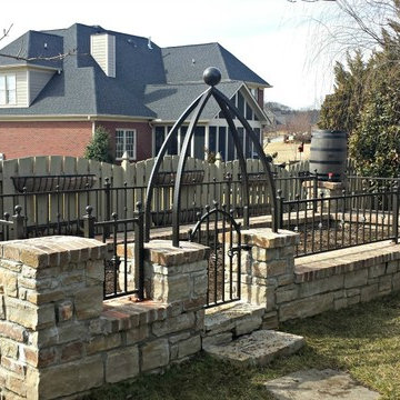 Garden Railing and Arbor-Knoxville, TN