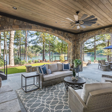 Lake Keowee, SC Custom Home Patio