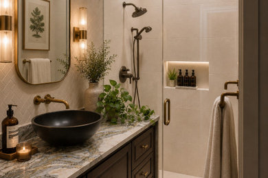 Bathroom - small traditional bathroom idea in Dallas