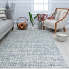 Rugs America Silas Blue Lace Abstract Vintage Area Rug, 2'6" X 8'