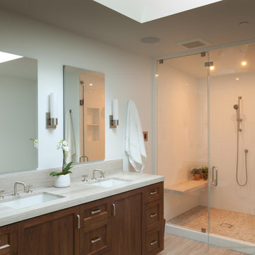 San Anselmo Contemporary Farmhouse - Master Bathroom