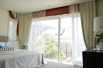 名古屋にあるコンテンポラリースタイルのおしゃれな寝室のインテリア