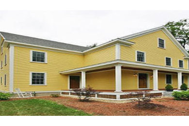 Example of a classic exterior home design in Boston