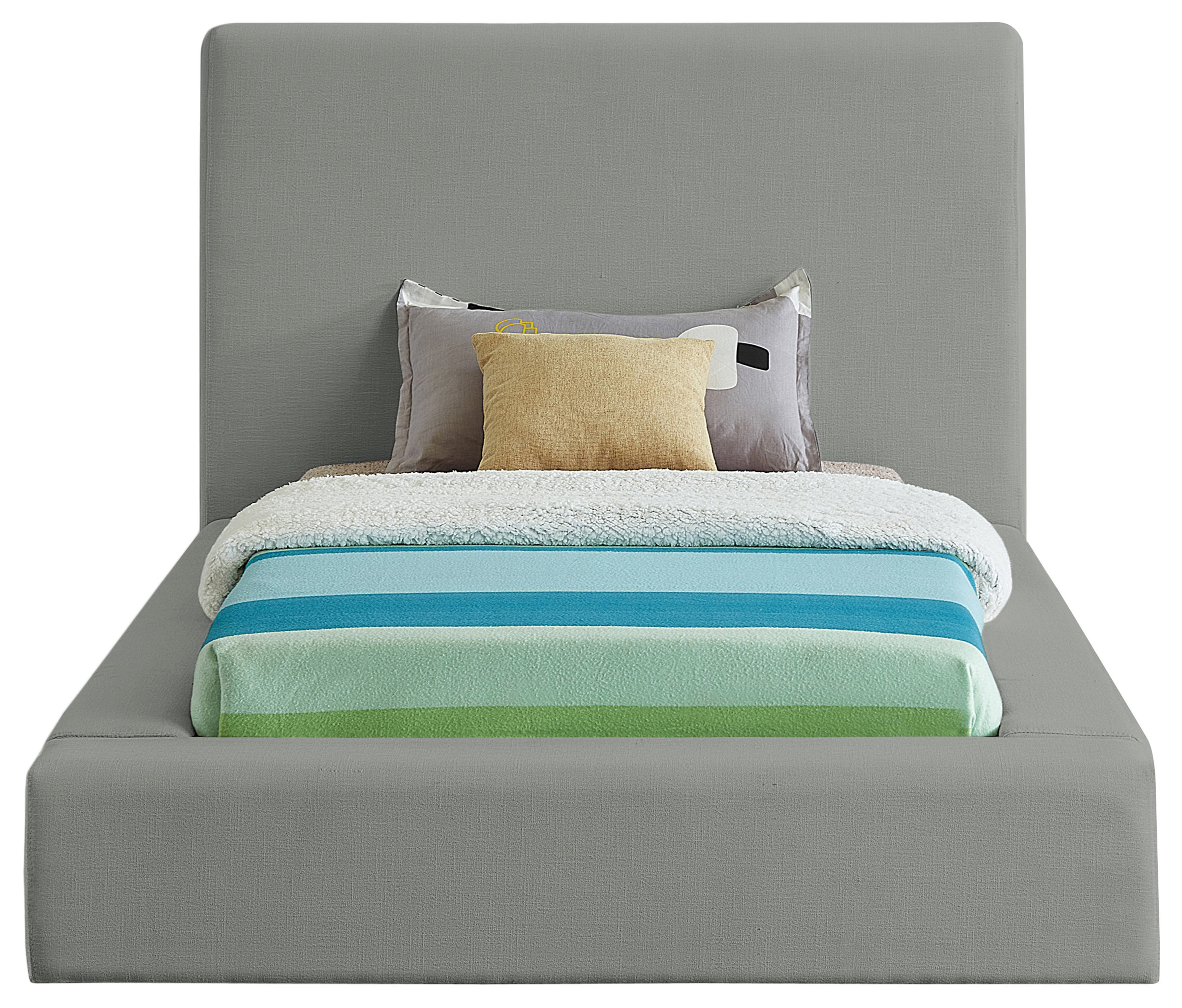 Devin Upholstered Full Bed, Twin - Transitional - Kids Beds - by ...