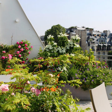 jardins, terrasses à Paris, en France, Suisse