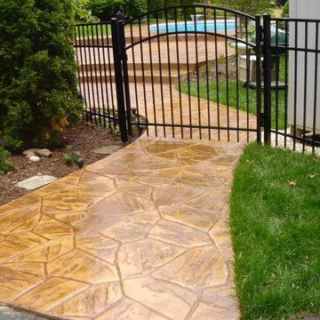 Stamped Pool Deck