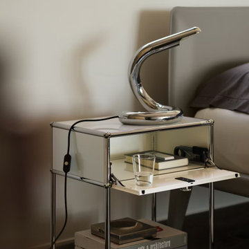 Haller P2 Bedside Table - White