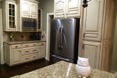 Example of a mountain style kitchen design in Other