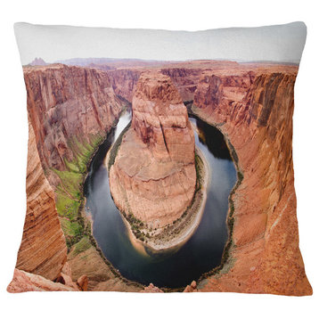 Horse Show At Grand Canyon Landscape Photography Throw Pillow, 16"x16"