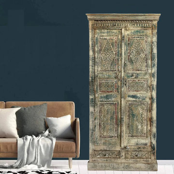 Organic Design with Reclaimed Wood Furniture and Doors