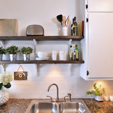 basement open shelves