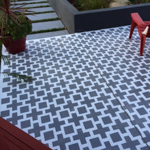 Painted concrete