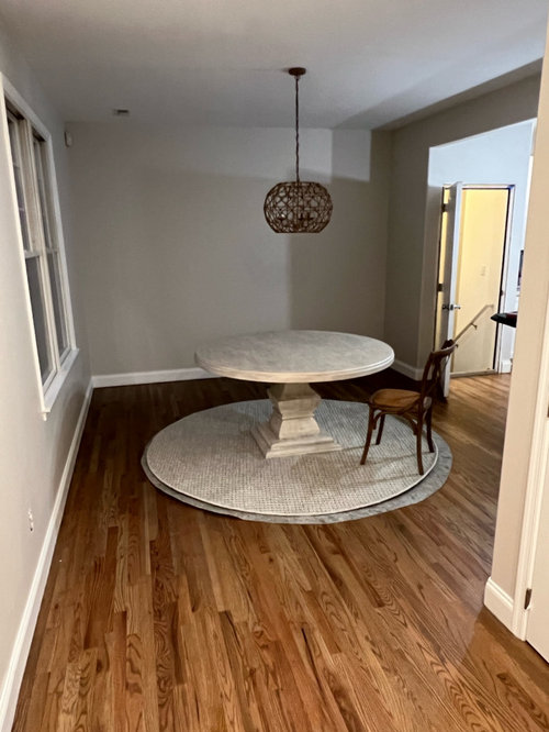 Round table round rug?