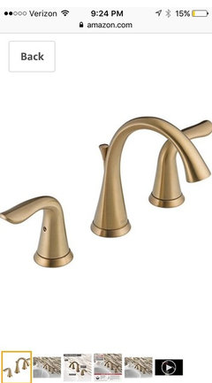 Champagne Bronze Bathroom Fixtures