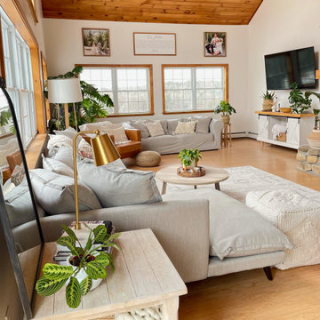 Natural Boho Living Room