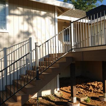 Custom Trex Composite Deck Built From Scratch – El Dorado Hills, CA
