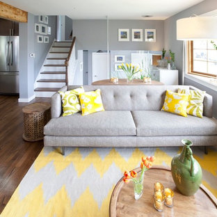 Yellow And Gray Scheme Houzz