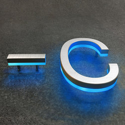 The Lighted 8" Illuminated House Letters - House Numbers