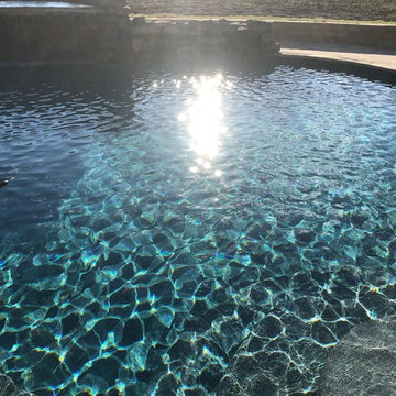 Midnight Blue Pebble Pool Plaster for a lifetime warranty