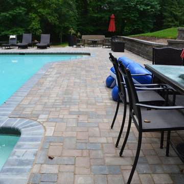 Pool Surround and Retaining Wall - Dunkirk, MD