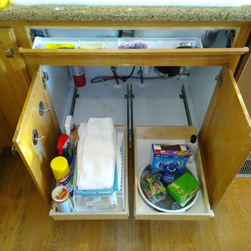 Pull outs shelves help in every area of their home