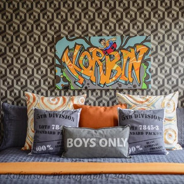 Skatepark Themed Boy's Room