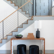 wall idea next to stairs
