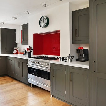 Dark Grey Shaker Kitchen