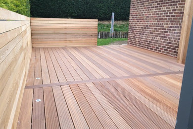 Cedar decking