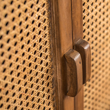 Easton Sideboard, Solid Mango Wood Three Door