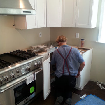 Stacy M Custom Kitchen Flooring + Bump out