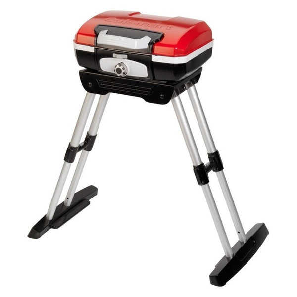 Texsport Portable Mini Tabletop Gas Grill, Red, 22"