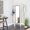 Eclectic White Wood Room Divider Screen 561002