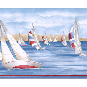 NAUTICAL SHIPS Wallpaper Border 75B56770 NAUTICAL SHIPS Wallpaper Border 75B56770