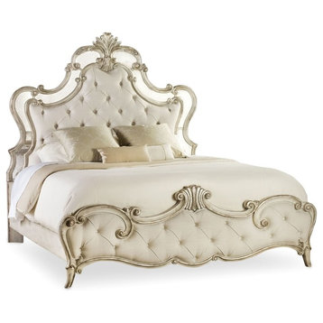 Hooker Furniture 5413-90860 California King Hardwood Panel Bed - Bardot Silver