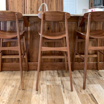Deluxe Walnut Kitchen & Island