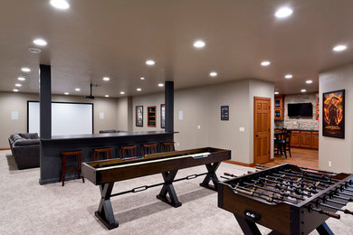 Inspiration for a basement remodel in Other