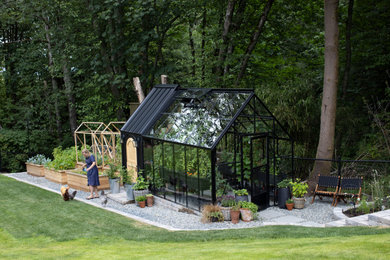 Example of a trendy shed design in Other