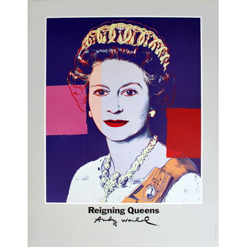 Andy Warhol, Queen Elizabeth II of England from Reigning Queens, 1986