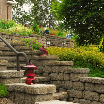 Asian Terrace Garden in Bristol, Virginia