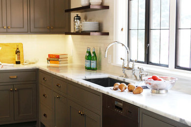 Kitchen - eclectic kitchen idea in Seattle