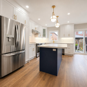 East Credit Kitchen & Structural Renovation - Open Concept