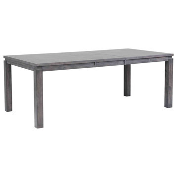 Sunset Trading Shades Of Gray 82" Rectangular Extendable Dining Table | Seats 8