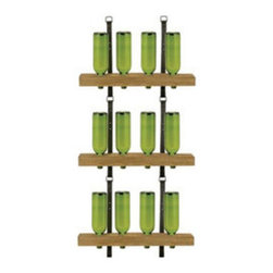 Bottoms Up Modular Wine Wall Stand - Storage And Organization