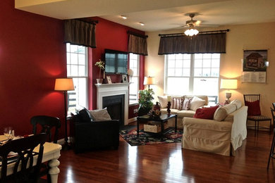 Example of a classic living room design in DC Metro